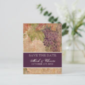 古いグレープブドウ畑の日付のポストカードを保存 案内ポストカード (スタンド正面)