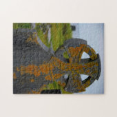 古いケルトのクロスゴールウェイのアイルランド。 ジグソーパズル (横)