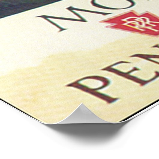 古いケンタッキーのヴィンテージ旅行のポスターのアートワーク ポスター (角)