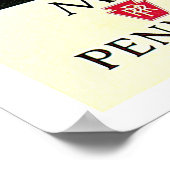 古いケンタッキーヴィンテージ鉄道の旅行広告 ポスター (角)