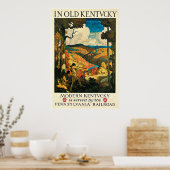 古いケンタッキー・ヴィンテージ旅行広告 ポスター (キッチン)
