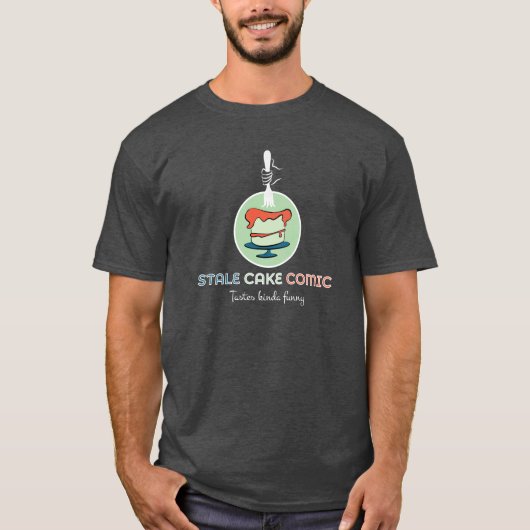 古いケーキの漫画 Tシャツ (正面)