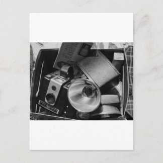 古いコダックのカメラの箱 ポストカード