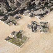 古いコテージと石の壁ゴールウェイアイルランド。ジグソー ジグソーパズル (側面)