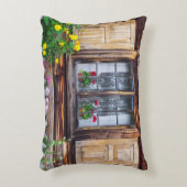 古いコテージ窓枕 アクセントクッション (正面(垂直))