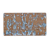 古いコルゲートメタル ラベル (正面)