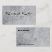古いコンクリート空白の壁のクローズアップ 名刺 (正面/裏面)