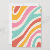 古いコンピュータの退職招待状 招待状 (裏面)