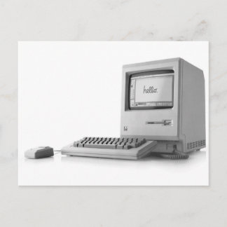 古いコンピュータ ポストカード