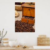 古いコーヒーグラインダー ポスター (キッチン)