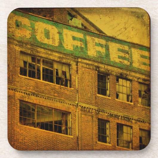 古いコーヒー コースター (正面)