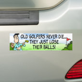 古いゴルファー バンパーステッカー (車上)