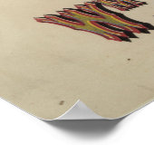 古いサチェムビターズ – ウィグワムトニック[1859?] ポスター (角)