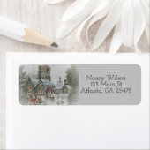 古いサンタのラベル ラベル (インサイチュ)