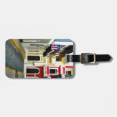 古いサンファンプエルトリコの色 ラゲッジタグ (正面横)