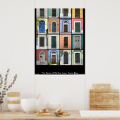 古いサンファンポスターの扉 ポスター (キッチン)