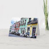 古いサンファン、プエルトリコクリスマスカード シーズンカード (正面)