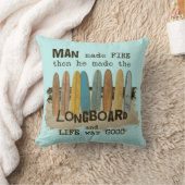 古いサーファーのユーモア クッション (ブランケット)