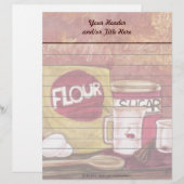 古いシェフファッションドレターヘッド レターヘッド (正面/裏面)