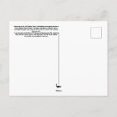 古いシェルドン遺跡教会はがき ポストカード (裏面)