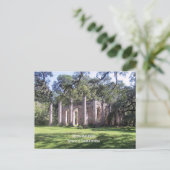 古いシェルドン遺跡教会はがき ポストカード (スタンド正面)