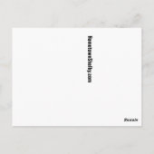 古いシェルビーNC郵便局のはがき ポストカード (裏面)