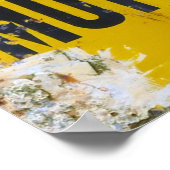 古いシェルヴィンテージエナメル記号。 ポスター (角)