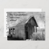 古いシャックの新しいアドレス 案内ポストカード (正面/裏面)