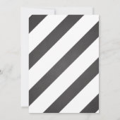 古いシャワー |性別の表示招待状 招待状 (裏面)