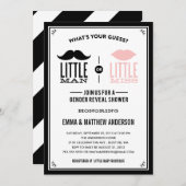 古いシャワー |性別の表示招待状 招待状 (正面/裏面)