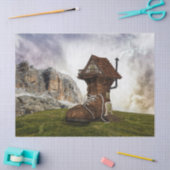 古いシューハウスティッシュペーパー 薄葉紙 (クラフト)