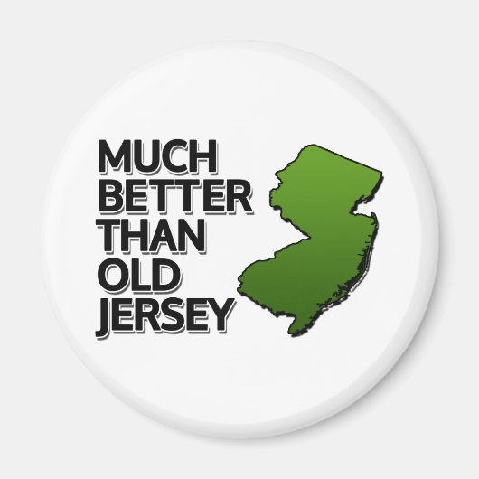 古いジャージーよりもずっと良い マグネット (正面)