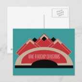 古いジュークボックス シーズンポストカード (正面/裏面)