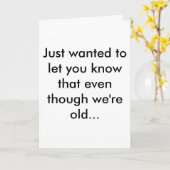 古いジョーク カード (黄色い花)