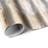 古いジンと錆びた波形のテクスチャの背景。 ラッピングペーパー (ロールコーナー)