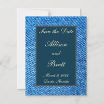 古いジーンズが日付カードを保存