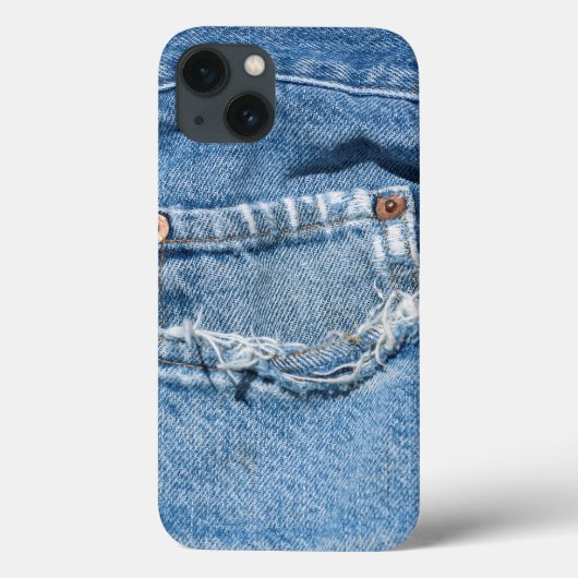 古いジーンズのiPadの空気は、ほとんど存在 Case-Mate iPhoneケース (裏面)