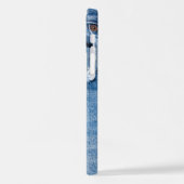 古いジーンズ iPhoneケース (左側面)