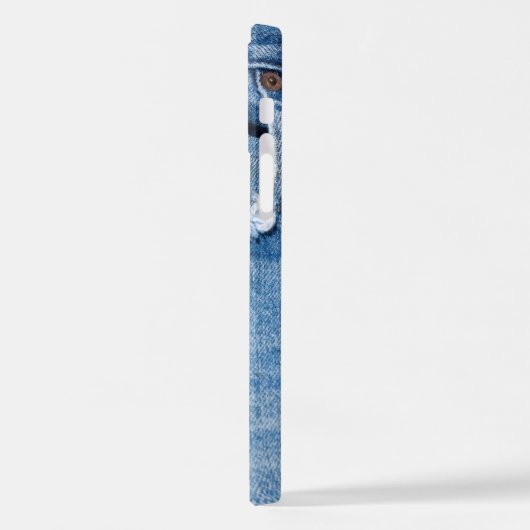 古いジーンズ iPhoneケース (左側面)