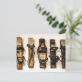 古いスキファッションドーの時間はがき ポストカード (スタンド正面)