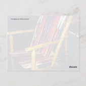 古いスキーカッコいいで作るべきスキー椅子 ポストカード (裏面)