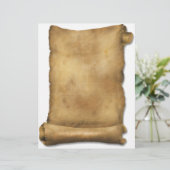 古いスクロール紙レターヘッド (スタンド正面)