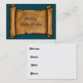 古いスクロール:  で満ちます: ビジネスまたは他: カード (正面/裏面)