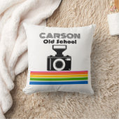 古いスクールカメラ クッション (ブランケット)