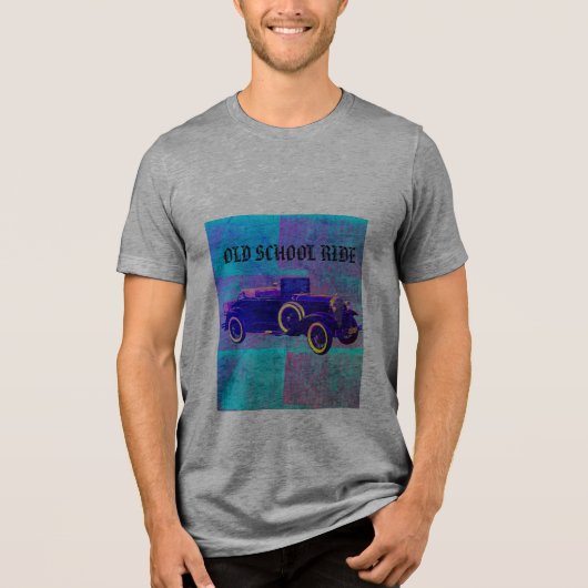 古いスクールライドTシャツ トライブレンドTシャツ (正面)