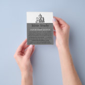 古いスケッチ教会、キリスト教聖書級広告 チラシ (手)