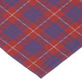古いスコットランドの一族のハミルトンタータンチェック格子縞 ショートテーブルランナー (コーナー)