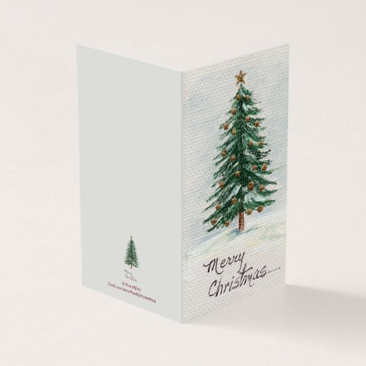 古いスタイルの水の色クリスマスツリーの雪ホリ (外部)