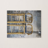 古いスタイルの竹椅子、シタン、浙江省 ジグソーパズル (横)