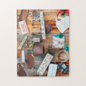 古いスタイルコーヒーショップMexico。ジグソーパズル ジグソーパズル (縦)